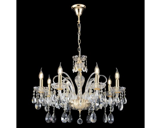 Подвесная люстра Crystal Lux MONICA SP8 GOLD