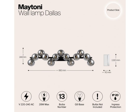 Бра Maytoni Dallas MOD547WL-13B
