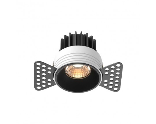 Встраиваемый светодиодный светильник Maytoni Round DL058-7W3K-TRS-B