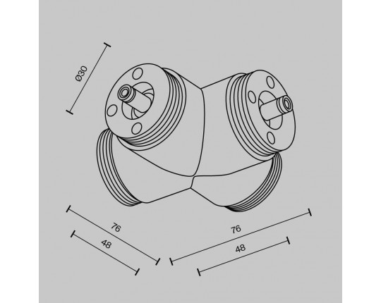 Аксессуар Maytoni Technical CA017TX-B Аксессуар Maytoni Technical CA017TX-B