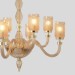 Подвесная люстра Crystal Lux SILVESTRO SP8 AMBER