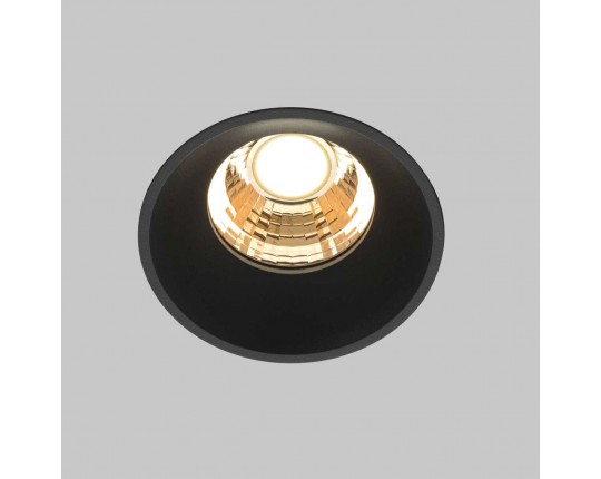 Встраиваемый светильник Maytoni Technical Downlight Round DL058-7W2.7K-TRS-B