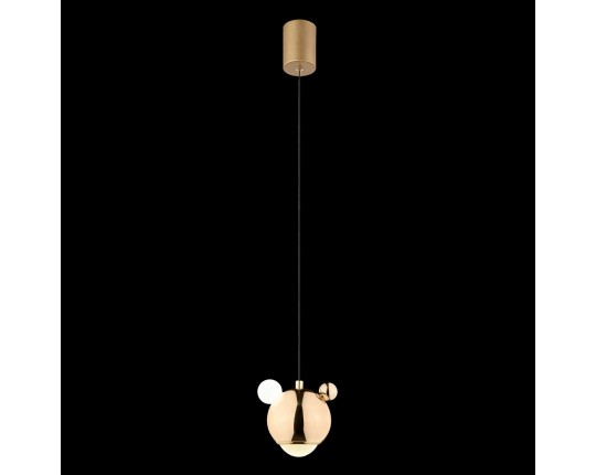 Подвесной светодиодный светильник Crystal Lux Amigo SP Led Gold