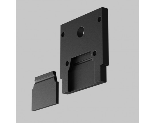 Торцевая заглушка для шинопровода Maytoni Technical ClipLine Exility черная 1шт TRA034EC-SCCL-42B