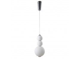 Подвесной светодиодный светильник Crystal Lux Desi SP3 Chrome/White