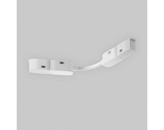 Аксессуар для трекового светильника Maytoni Technical Exility Accessories for tracks TRA034CS-W Аксессуар для трекового светильника Maytoni Technical Exility Accessories for tracks TRA034CS-W