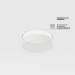 Потолочный светодиодный светильник Maytoni Zon C032CL-36W4K-RD-W