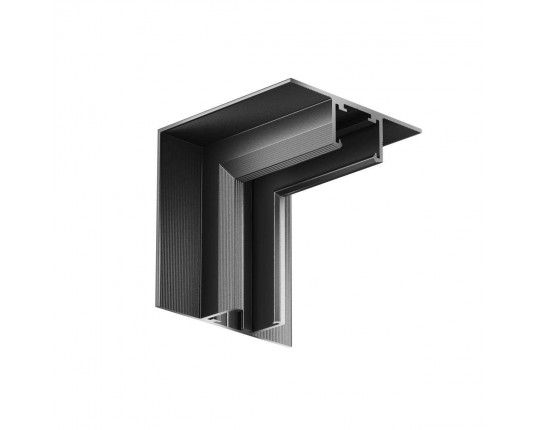 Коннектор угловой внутренний Exility X встраиваемый под ГКЛ 12,5мм, черный Maytoni Technical EXILITY X Accessories for tracks Exility X TRA239ICL-42.1