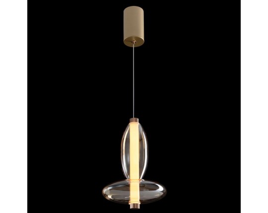 Подвесной светодиодный светильник Crystal Lux Quasar SP10W Led Amber