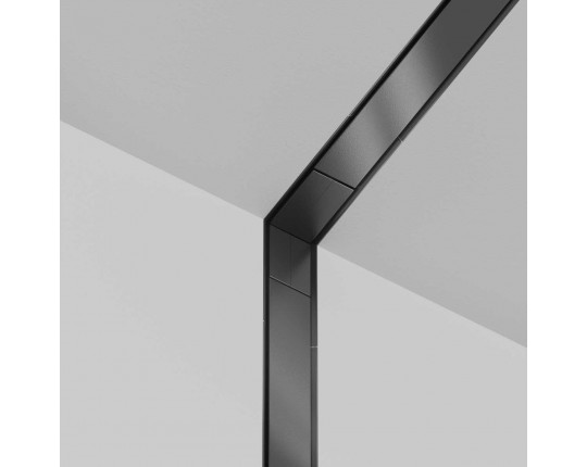 Коннектор угловой внутренний Exility X встраиваемый под ГКЛ 12,5мм, черный Maytoni Technical EXILITY X Accessories for tracks Exility X TRA239ICL-42.1