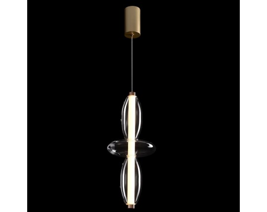 Подвесной светодиодный светильник Crystal Lux Quasar SP14W Led Transparent