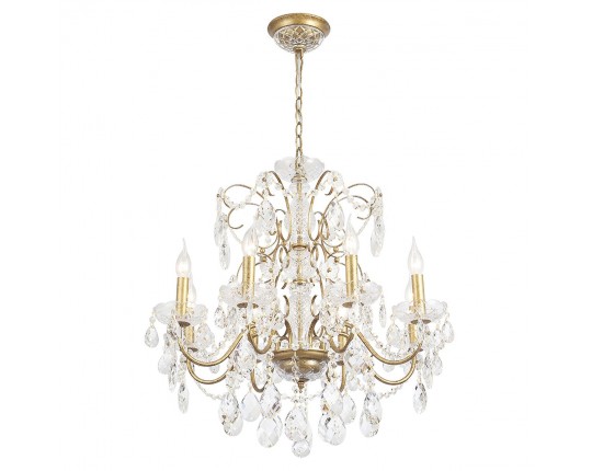 Подвесная люстра Crystal Lux Odelis SP8 Gold