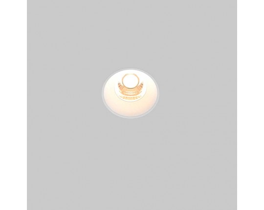 Встраиваемый светодиодный светильник Maytoni Round DL058-7W3K-TRS-W