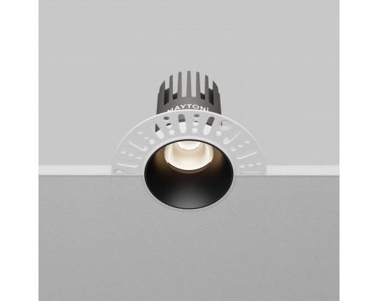Встраиваемый светильник Maytoni Technical Downlight Dip DL124-10W-4K-TRS-B
