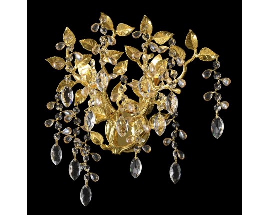 Настенный светильник Crystal Lux Eden AP2 Gold