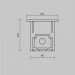 Комплект заглушек Maytoni Led Strip (для профиля 22×22) 2 шт ALM-2222-B-EC 642051