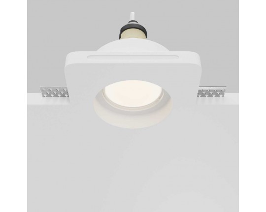Встраиваемый светильник Maytoni Technical Gyps Modern DL002-GU10-01-W