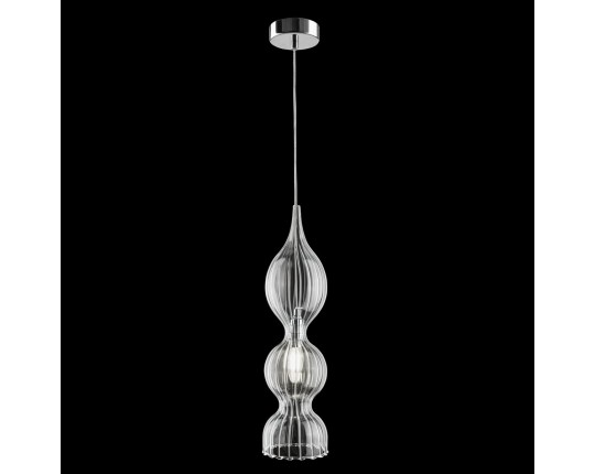 Подвесной светильник Crystal Lux Iris SP1 B Transparent