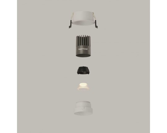 Встраиваемый светильник Maytoni Technical DL115-10W-3K-W