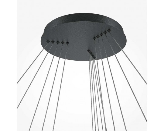 Подвесной светодиодный светильник Maytoni Rim MOD058PL-L200BK