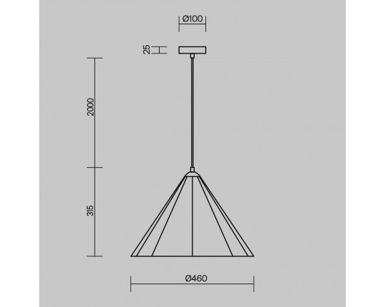 Подвесной светильник Freya Felt Acoustic FR5479PL-01GR