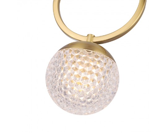 Подвесной светильник Crystal Lux Carolina SP1 V1 BRASS