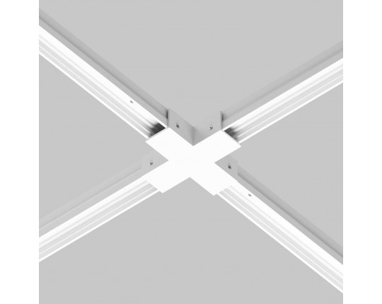 Коннектор X-образный Maytoni Outdoor для профиля Elasity IP O-TR001-CC-W