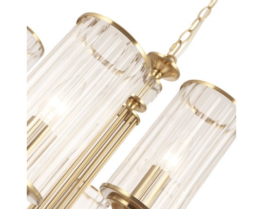 Подвесная люстра Crystal Lux Gloria SP9 Brass