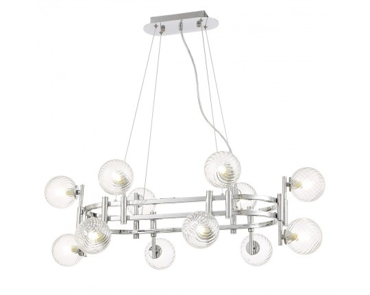 Подвесная люстра Crystal Lux Luxury SP12L Chrome