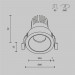 Встраиваемый светильник Maytoni Technical DL123-10W-2.7K-W