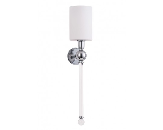 Бра Crystal Lux Mirabella AP1 Chrome/White