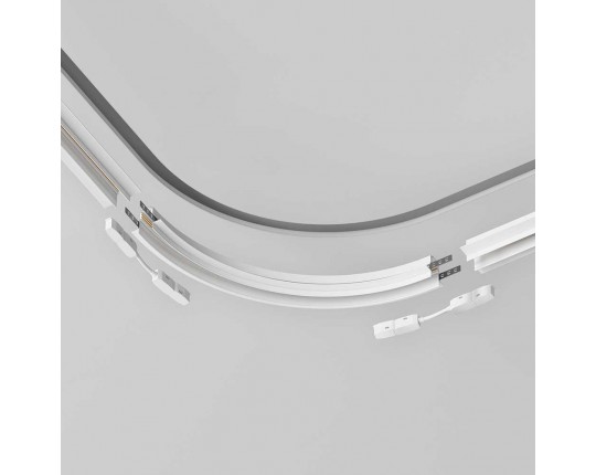 Угловой коннектор для магнитного однофазного трека Maytoni Technical Exility TRA044-angle-W