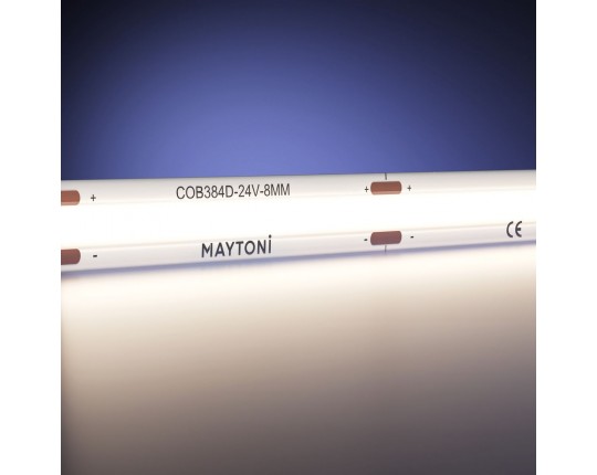 Светодиодная влагозащищенная лента Maytoni 12W/m 384LED/m COB дневной белый 5M 201079
