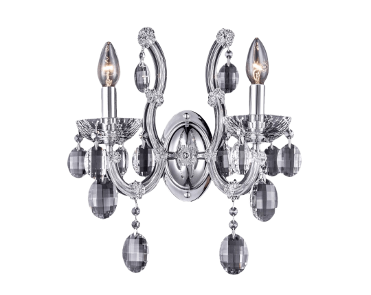 Бра Crystal Lux Hollywood AP2 Chrome