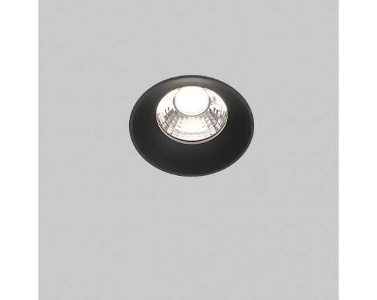 Встраиваемый светодиодный светильник Maytoni Round DL058-12W4K-TRS-B