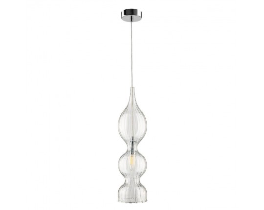 Подвесной светильник Crystal Lux Iris SP1 B Transparent