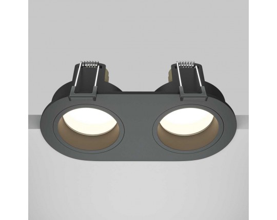 Встраиваемый светильник Maytoni Technical DL126-02-GU10-B