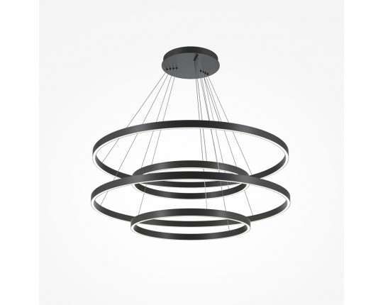 Подвесной светодиодный светильник Maytoni Rim MOD058PL-L174BK