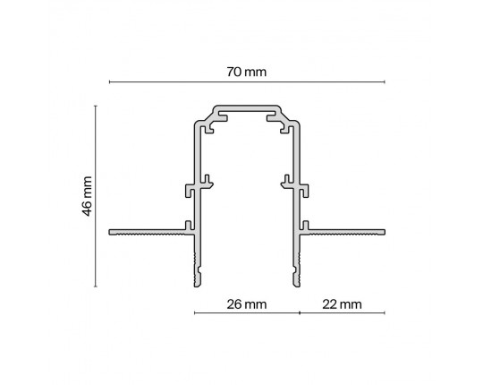 Шинопровод Maytoni Technical Busbar trunkings Exility TRX034-422.12B
