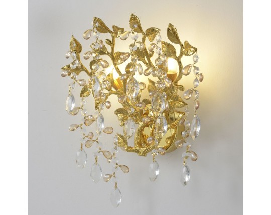 Настенный светильник Crystal Lux Eden AP2 Gold
