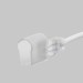 Двусторонний коннектор с проводом для гибкого неона 220В 25х13 мм Maytoni Led Strip 201237 Двусторонний коннектор с проводом для гибкого неона 220В 25х13 мм Maytoni Led Strip 201237