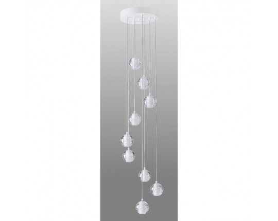 Подвесная люстра Crystal Lux Gaspar SP9 D300 White