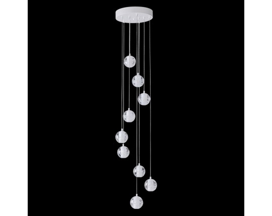 Подвесная люстра Crystal Lux Gaspar SP9 D300 White