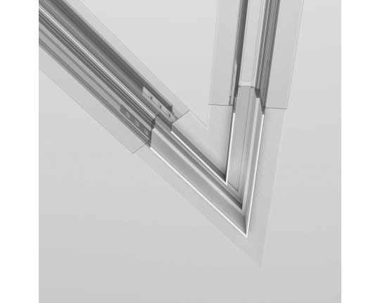 Коннектор L-образный 45 Maytoni Technical Magnetic Exility TRA034CLS-42.12W