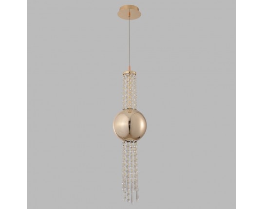 Подвесной светодиодный светильник Crystal Lux Navajo SP3W Led Gold