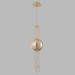 Подвесной светодиодный светильник Crystal Lux Navajo SP3W Led Gold