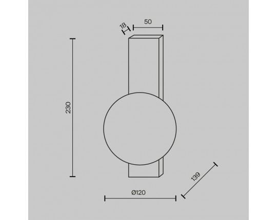 Бра Maytoni MOD470WL-01BS Бра Maytoni MOD470WL-01BS