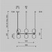 Подвесной светильник Maytoni Ring MOD013PL-06BS1