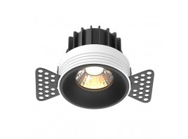 Встраиваемый светодиодный светильник Maytoni Round DL058-12W3K-TRS-B
