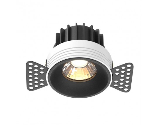 Встраиваемый светодиодный светильник Maytoni Round DL058-12W3K-TRS-B